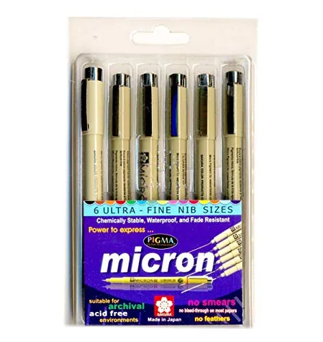 Sakura Pigma Micron Drawing Pens